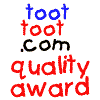 TootToot.com Quality Award